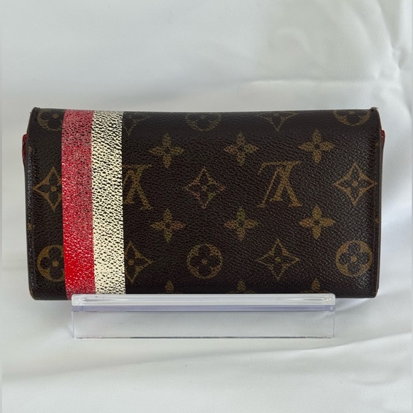 Louis Vuitton Monogram Portefeuille Sarah Long Bifold Wallet Coated Canvas - Picture 3 of 17